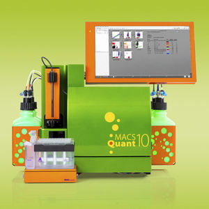 automatic cytometer / benchtop / digital / flow