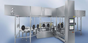 filling and closing machine for the pharmaceutical industry