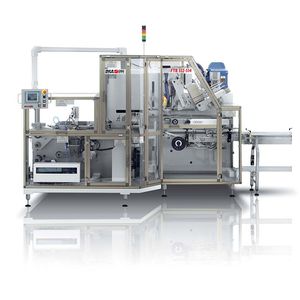 wraparound packaging machine / form-fill-seal / tray / for the pharmaceutical industry