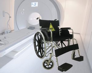 MRI-compatible wheelchair