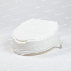 raised toilet seat with lid