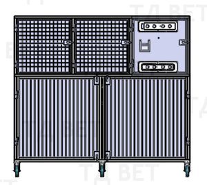 veterinary isolation cage