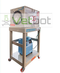 trolley-mounted oxygen therapy system