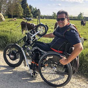hybrid wheelchair drive unit