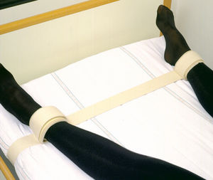 hospital bed fixation strap