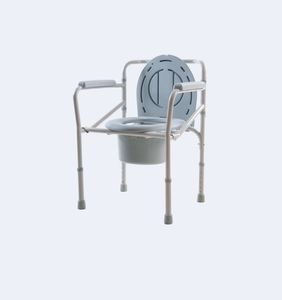commode chair with armrests