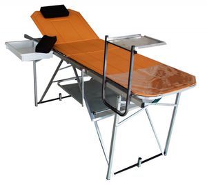 manual blood donor chair / 2-section / fixed-height