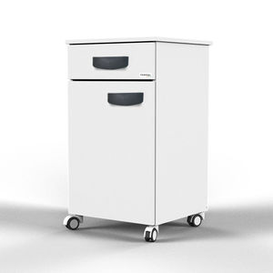 bedside cabinet on casters