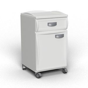 bedside table on casters 1