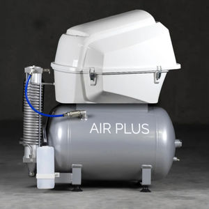 compressed air cleaner for dental instruments