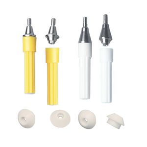 straight dental implant / titanium / ball