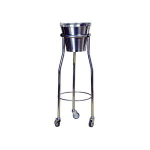 trolley-mounted surgical basin stand