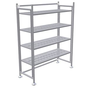 4-shelf shelving unit