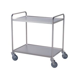 Treatment trolley - DI0076 - MECHIN - aluminum / anodized aluminum / 3-tray