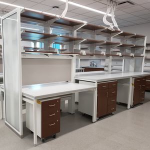 stainless steel laboratory bench