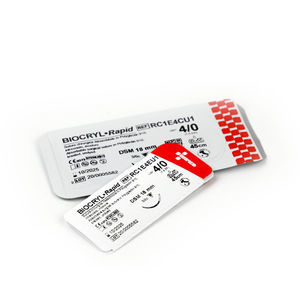 short-term absorbable suture thread