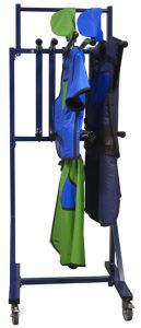 mobile X-ray apron rack