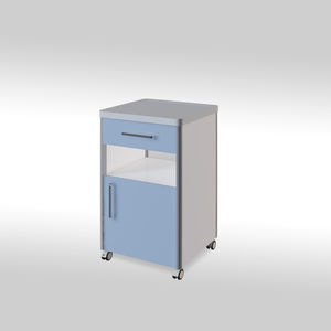 bedside cabinet on casters