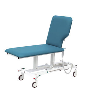 cardiology examination couch / electric / on casters / with adjustable backrest
