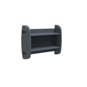 wall-mounted shelves
