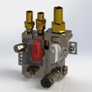 medical gas valve