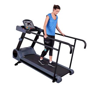 treadmill with handrails