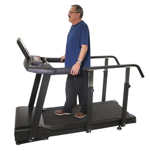 treadmill with handrails