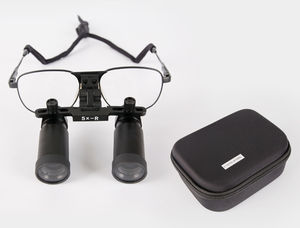 binocular loupe with frames