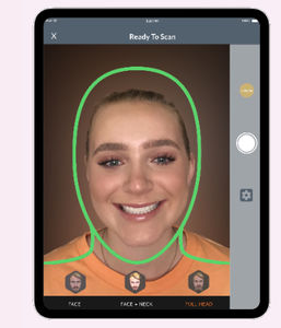 facial modeling iOS application