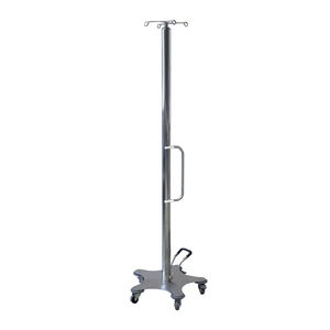 IV stand on casters