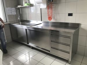 laboratory sink / 1-station