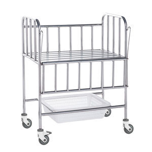 hospital bassinet on casters
