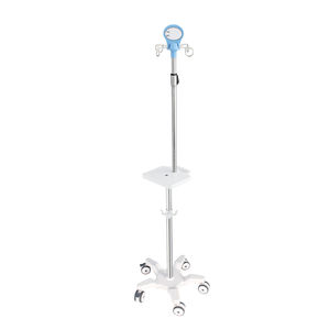 IV pole with infusion pump bracket