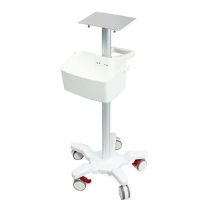 monitor support pole on casters