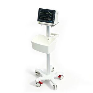 monitor support pole on casters 1