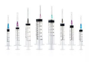 ADROIT 6 Pack 50 ml Plastic Disposable Syringe / Dispenser