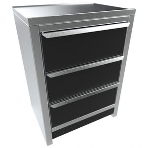 radioactive isotope cabinet / 3-drawer