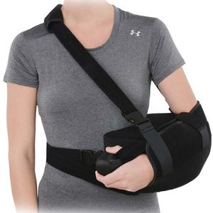 arm sling with shoulder abduction pillow / with waist support strap