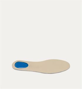 orthopedic insole with heel pad