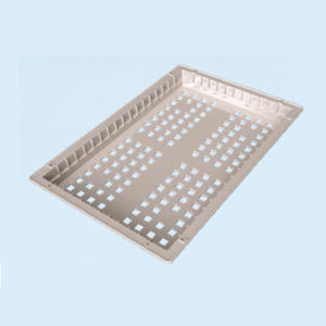 plastic basket / modular / perforated
