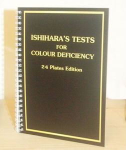 Ishihara test book