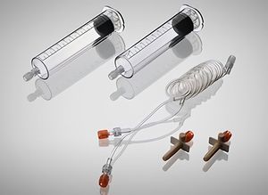 contrast media syringe