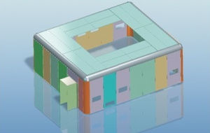 cleanroom wall structure