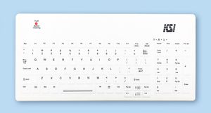 medical keyboard with numeric keypad