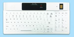 medical keyboard with numeric keypad