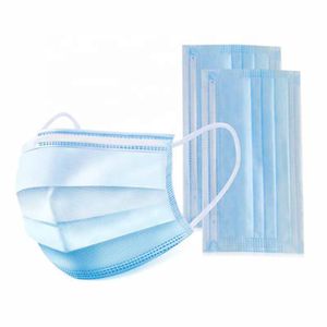 3-ply surgical mask / disposable / non-woven / adult