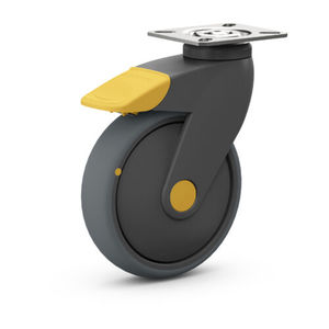 wheel with brake 1