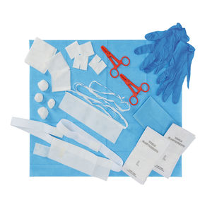 Dialysis medical kit - CVC - D.R.M. - with glove / sterile / disposable