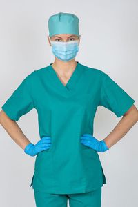 unisex scrub top