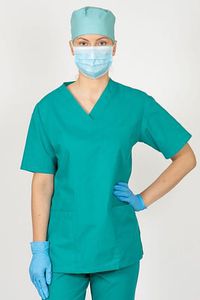 unisex scrub top